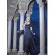 Faeries Daffodil Yoru Nova Dark Blue Crinkled Satin One Piece(Reservation/Full Payment Without Shipping)